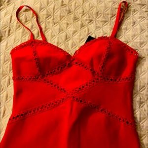 Fashion nova red dress new with tags